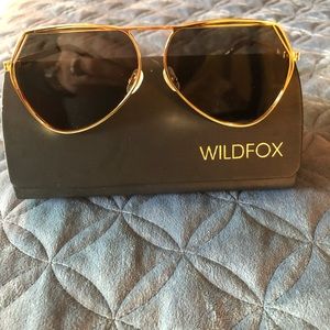 Wildfox Taj gold sunglasses
